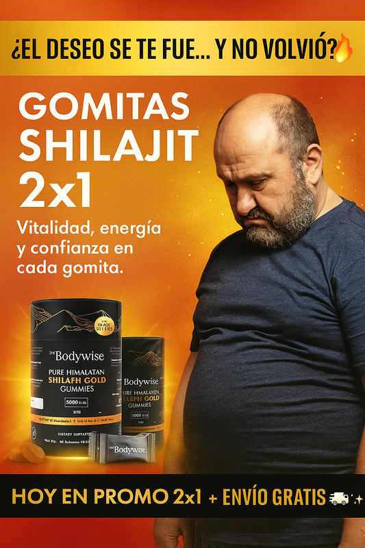 2x1 Gomitas puras de Shilajit Gold®