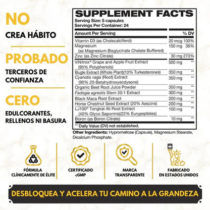 King Maker, suplemento anabólico 13 en 1