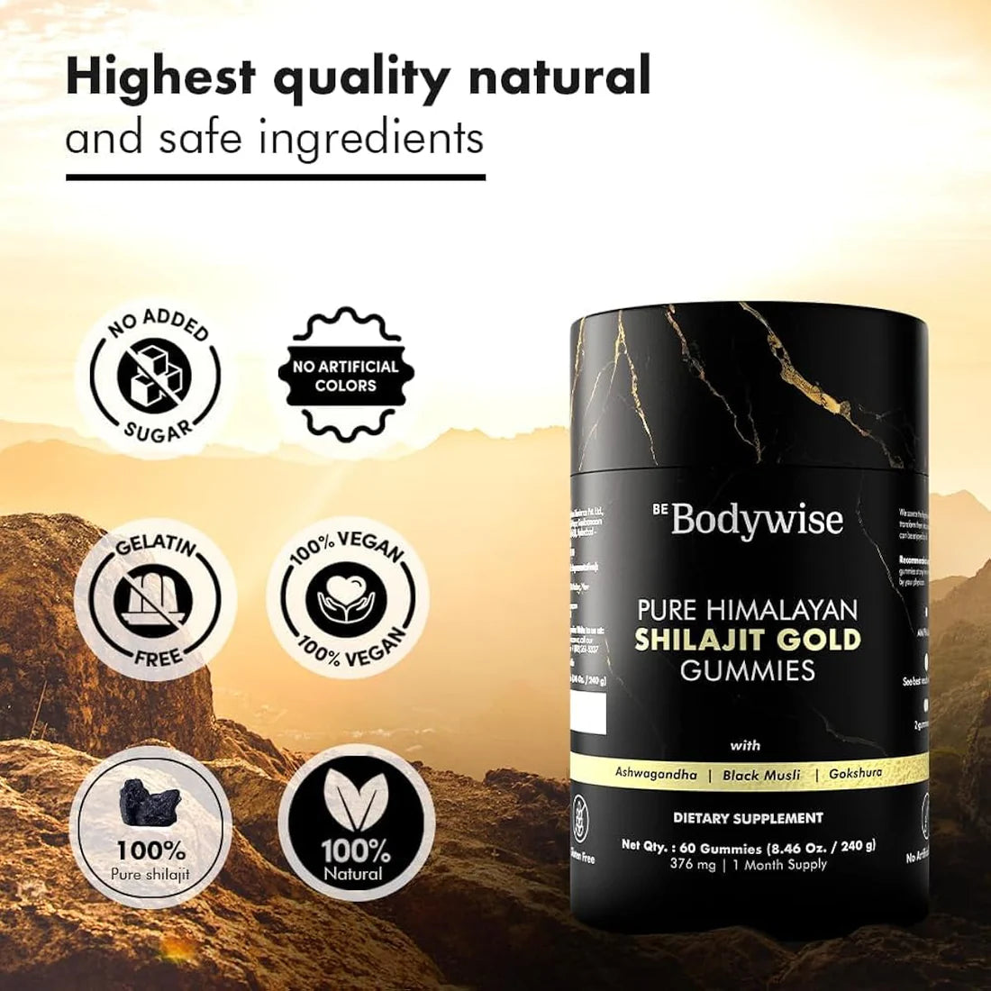 2x1 Gomitas puras de Shilajit Gold®