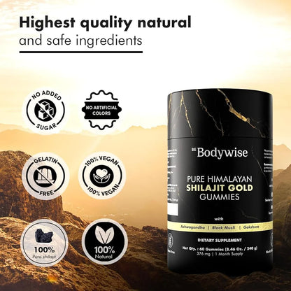 2x1 Gomitas puras de Shilajit Gold®