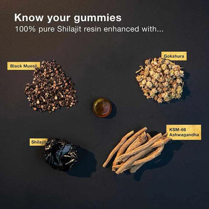 2x1 Gomitas puras de Shilajit Gold®